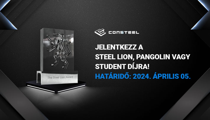 The Steel Lion Award 2024 blog cover in Hungarian